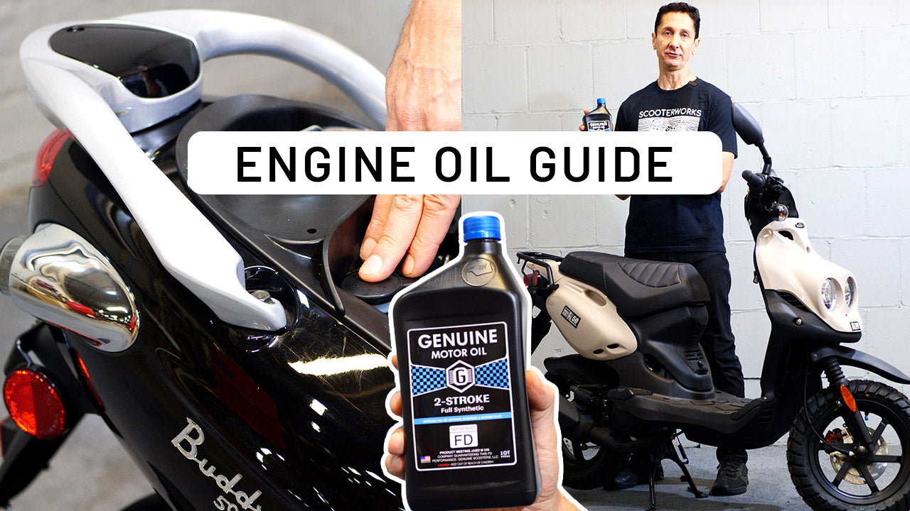 How to Fill Engine Oil on Your Buddy and RoughHouse 50cc Scooter