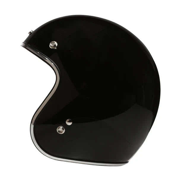 Prima Helmet (Black, 3/4 Open Face)