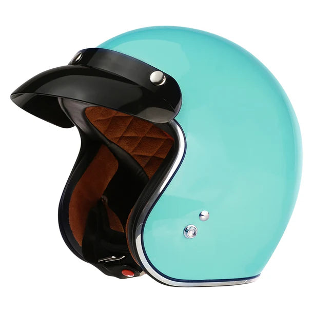 Prima Helmet (Turquoise, 3/4 Open Face)