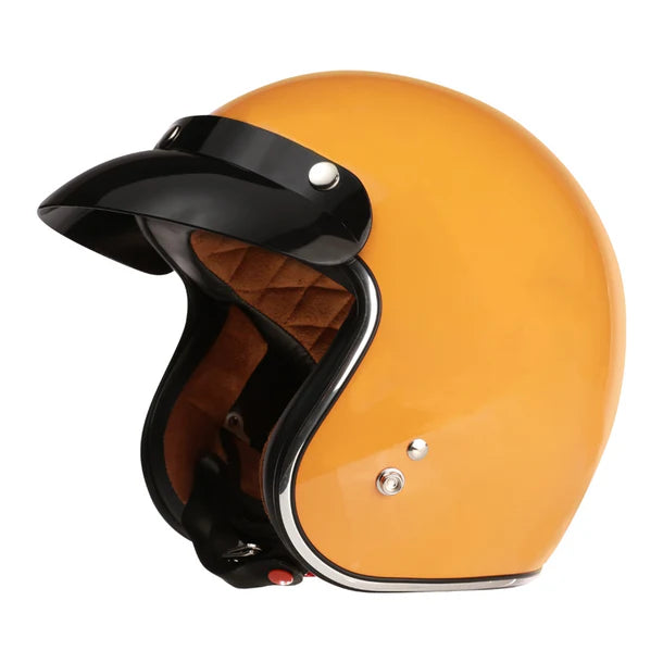 Prima Helmet (Tangerine, 3/4 Open Face)