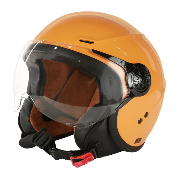 Prima Helmet (Tangerine, With Shield)