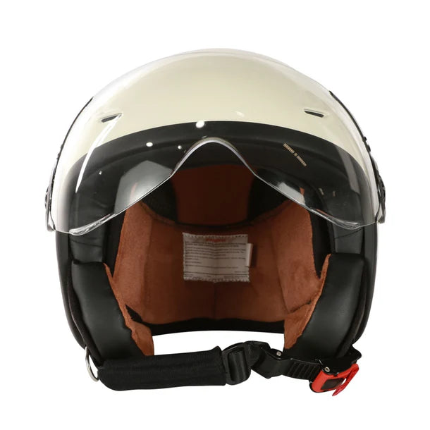 Prima Helmet (French Vanilla, With Shield)