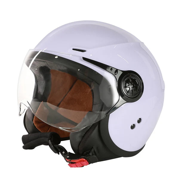cheap scoot motorcycle helmets Prima Helmet (Lavender, With Shield)