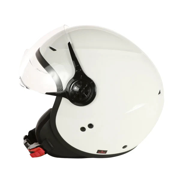 Prima Helmet (White, With Shield)