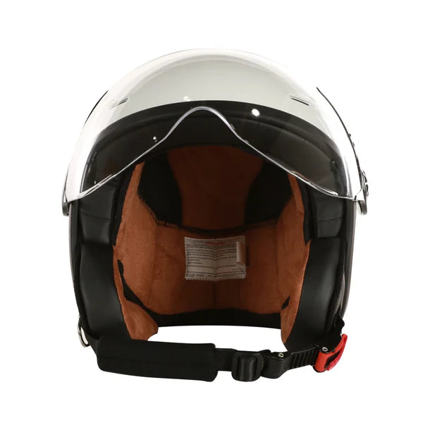 Prima Helmet (White, With Shield)