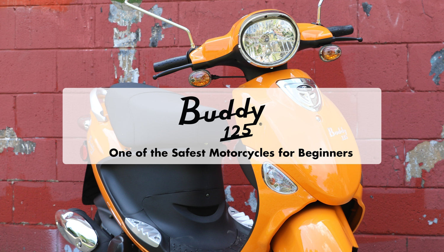 Buddy 125 Named One of the Safest Motorcycles for Beginners
