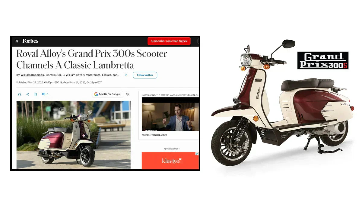 Royal Alloy GP300S Featured in Forbes Review