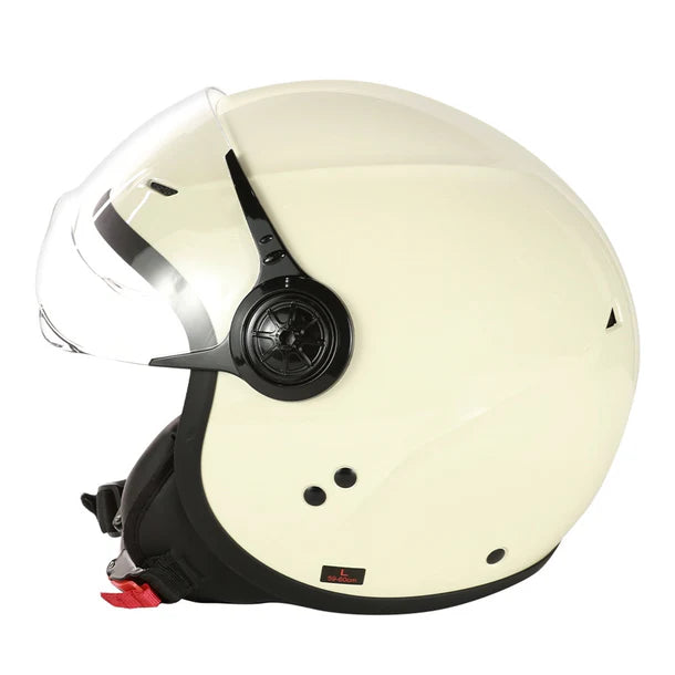 Prima Helmet (French Vanilla, With Shield)