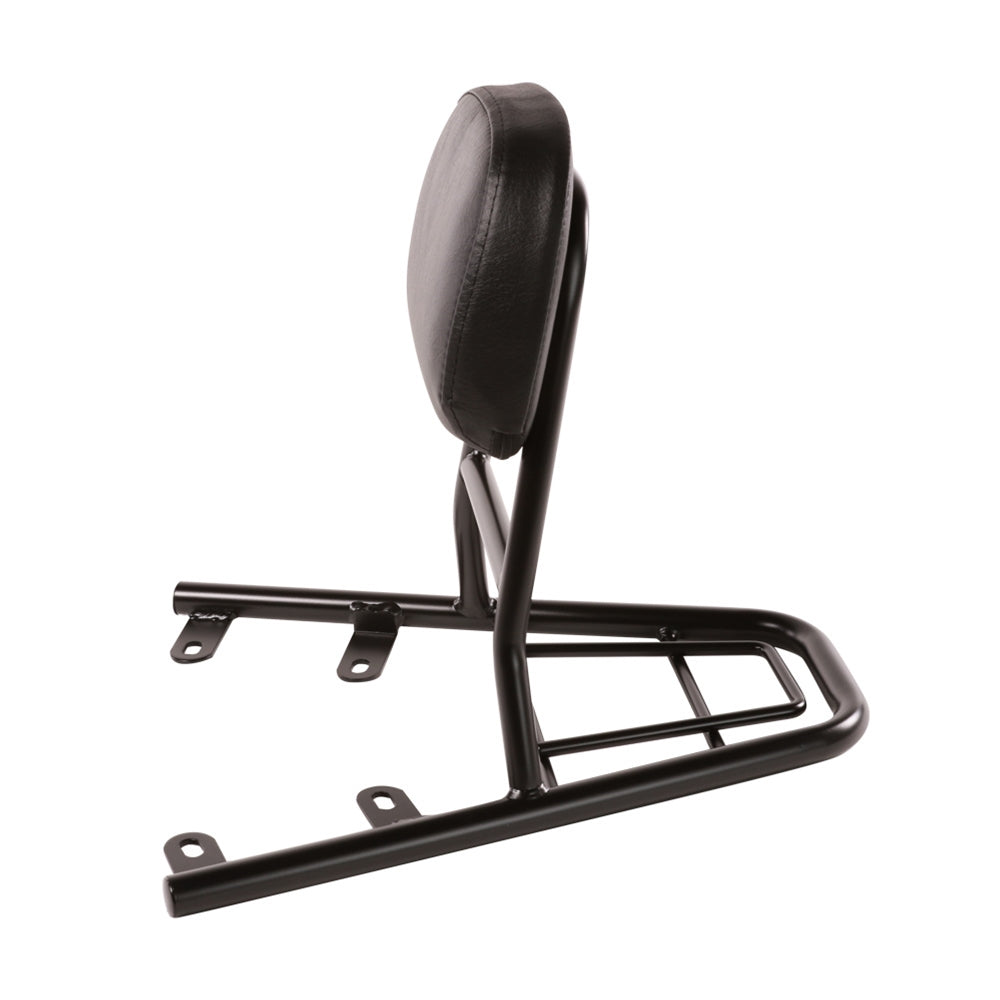 Prima Rear Rack with Backrest (Black)
